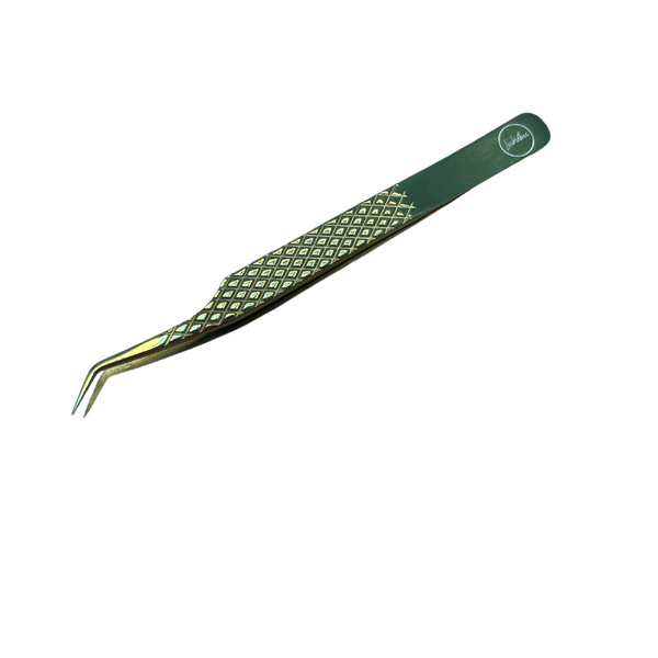 Eyelash Extension 45 degree long tip Tweezers