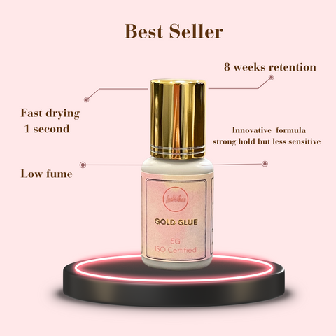 Gold Eyelash extension adhesive  5g