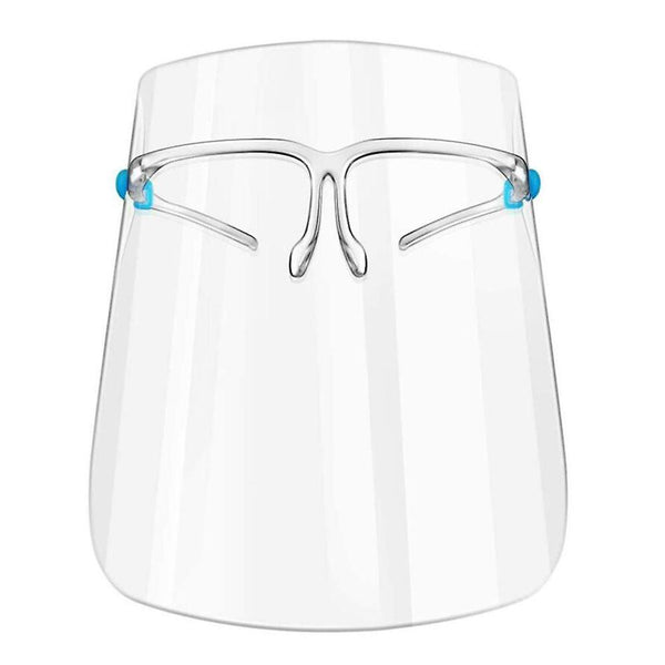 Face shields with Glasses Frame