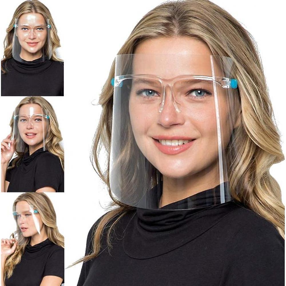 Face shields with Glasses Frame